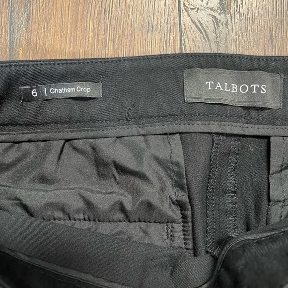 Talbots scalloped hem chatham crop SZ 6 - Picture 4 of 6